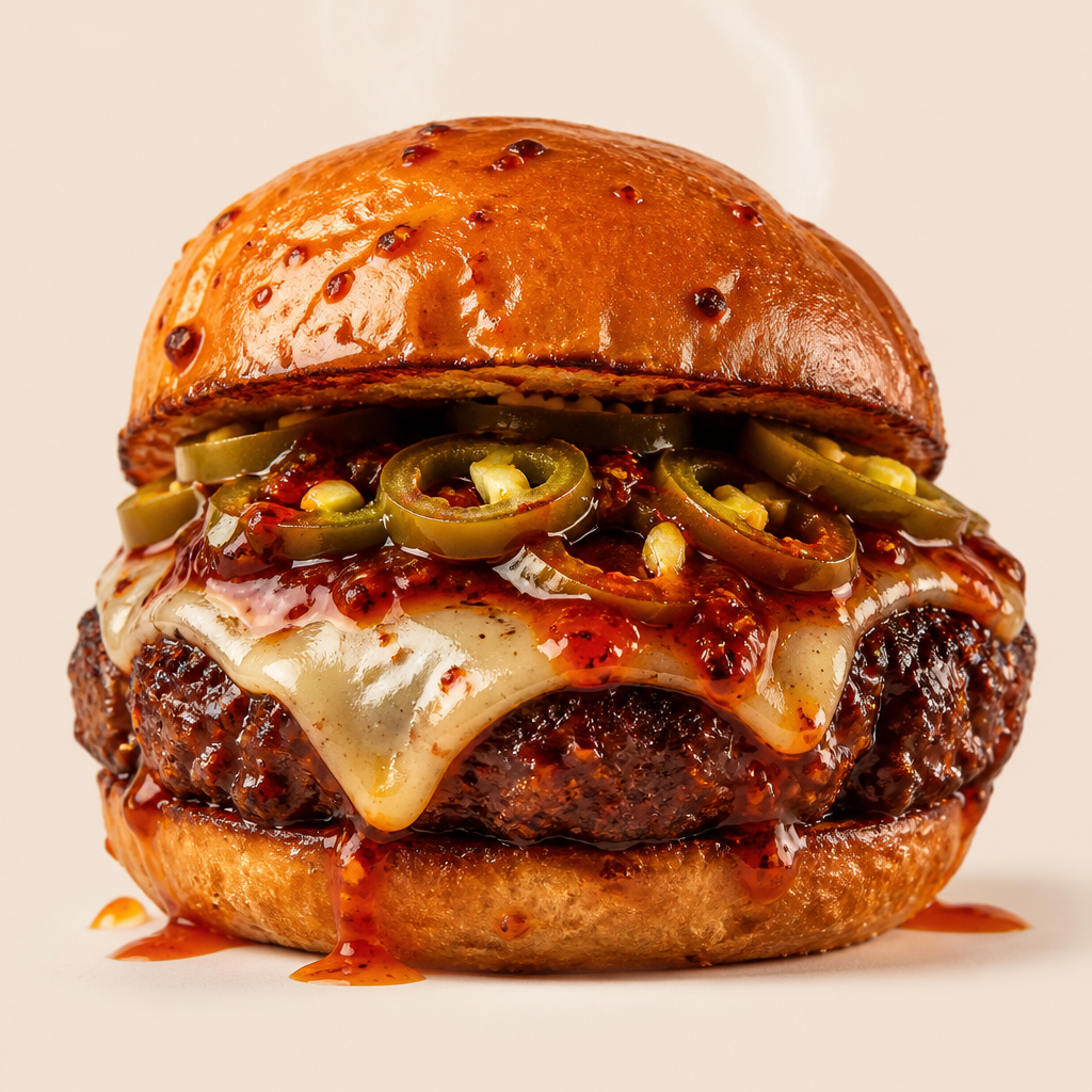 Inferno spicy burger
