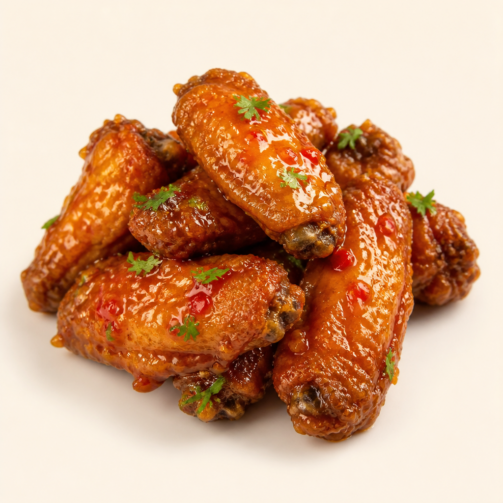 Honey chili wings